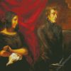 Portrait Of Frederic Chopin And George Sand By Delacroix Eugene diamond painting