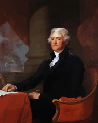 President Thomas Jefferson diamond painting