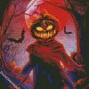 Pumkin Scarecrow diamond painting