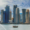 Qatar Buildings diamond painting