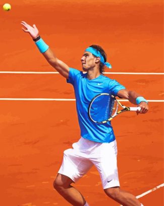 Rafael Nadal Spanish Tennis Player diamond painting