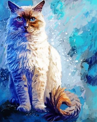 Ragdoll Cat Art diamond painting