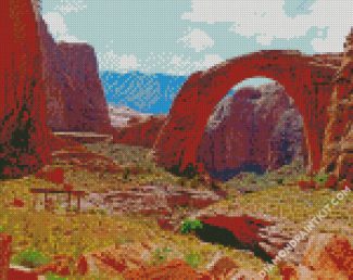 Rainbow Bridge National Monument diamond painting