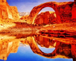 Rainbow Bridge Utah diamond painting