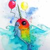 Rainbow Narwhal Art diamond painting