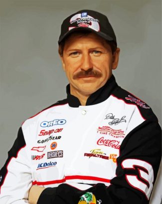 Ralph Dale Earnhardt diamond painting