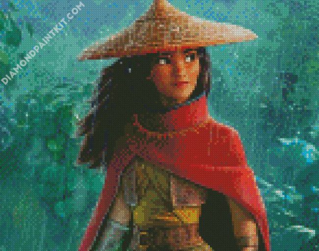 Raya And The Last Dragon Animated Movie diamond painting