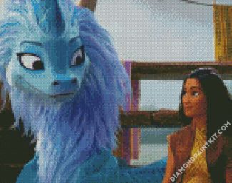 Raya And The Last Dragon disney diamond painting