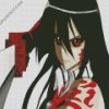 Red Eyes Akame diamond painting