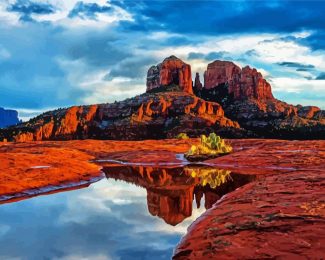 Red Rock Sedona diamond painting