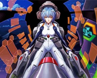 Rei Ayanami Evangelion Anime diamond painting