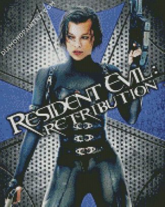 Resident Evil Video Game Character diamond painting