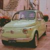 Retro Fiat Car diamond painting