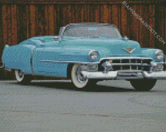 Retro Cadilac Car diamond painting