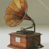 Retro Gramophone diamond painting