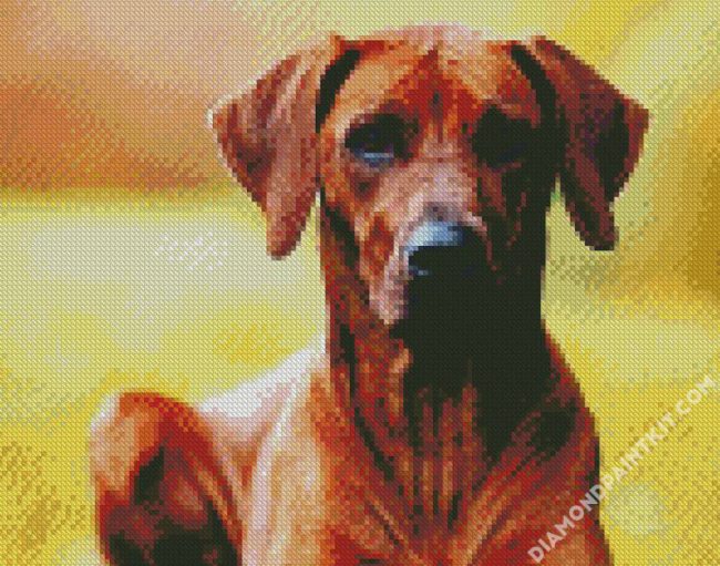 Rhodesian Ridgeback Brown Dogs diamond painting