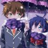 Rikka And Yuta In Winter diamond painting