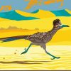 Roadrunner Illustration diamond painting