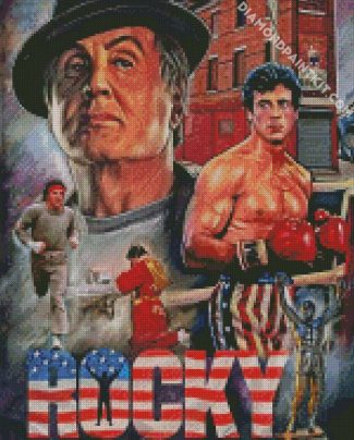 Rocky Sylvester Stallone diamond painting