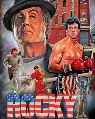 Rocky Sylvester Stallone diamond painting