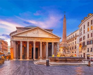 Roma Pantheon Temple diamond painting