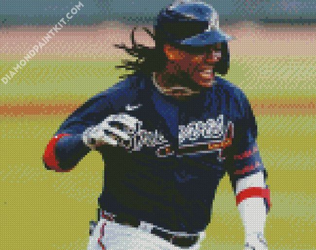 Ronald Acuna JR Atlanta Braves Player diamond painting