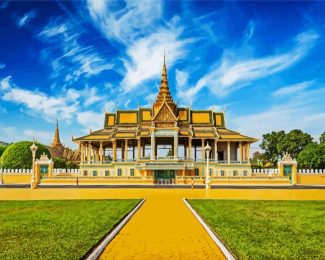 Royal Palace Cambodia diamond painting