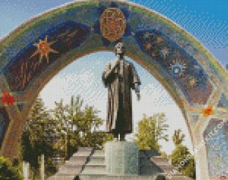 Rudaki Park Dushanbe diamond painting