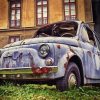 Rusty Vintage Fiat diamond painting