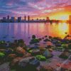 San Diego Skyline Viewpoint Coronado diamond painting