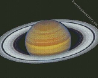 Saturn Planet diamond painting