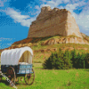 Scotts Bluff National Monument Nebraska diamond painting