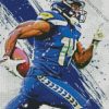 Seahawks Player diamond painting