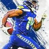 Seahawks Player diamond painting