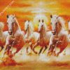 Seven Horses diamond painting