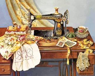 Sewing Machine diamond painting