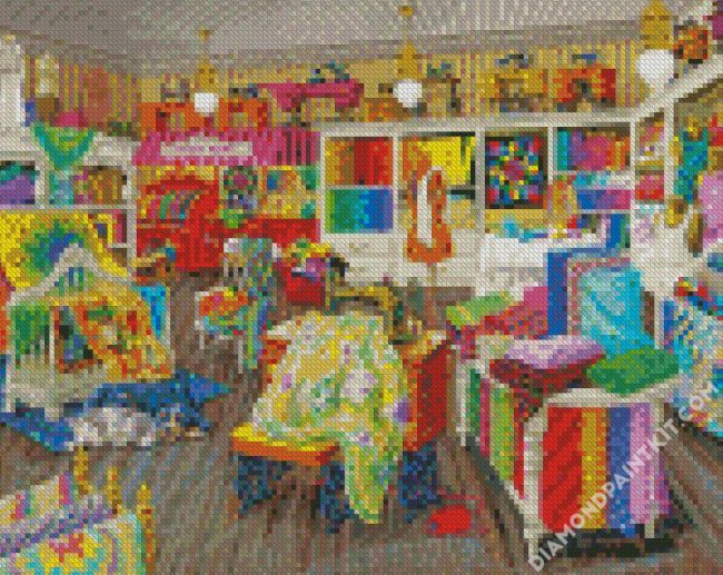 Sewing Shop diamond painting