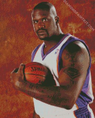 Shaq Basketball Player diamond painting