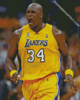 Shaquille O Neal diamond painting