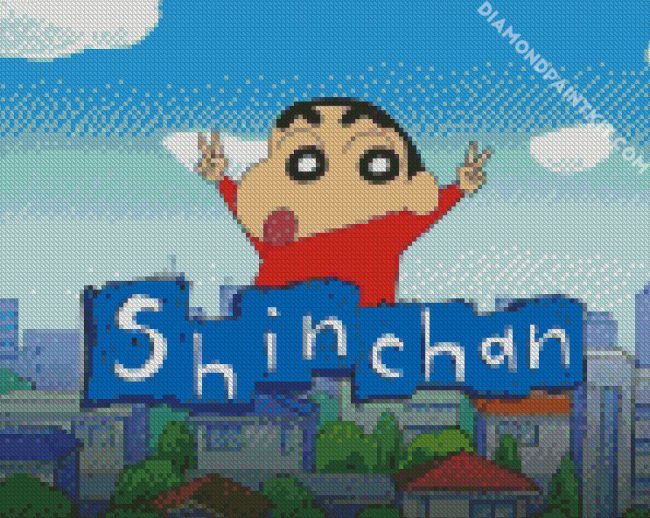 Shinnosuke Nohara Shin Chan Cartoon diamond painting