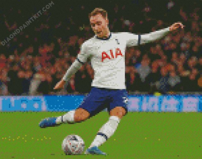 Soccer Player Christian Eriksen diamond painting