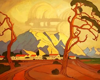 South West Africa Pierneef Art diamond painting