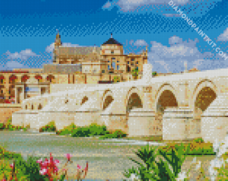 Spain Cordoba Roman Bridge diamond painting