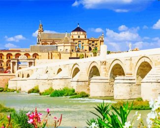 Spain Cordoba Roman Bridge diamond painting