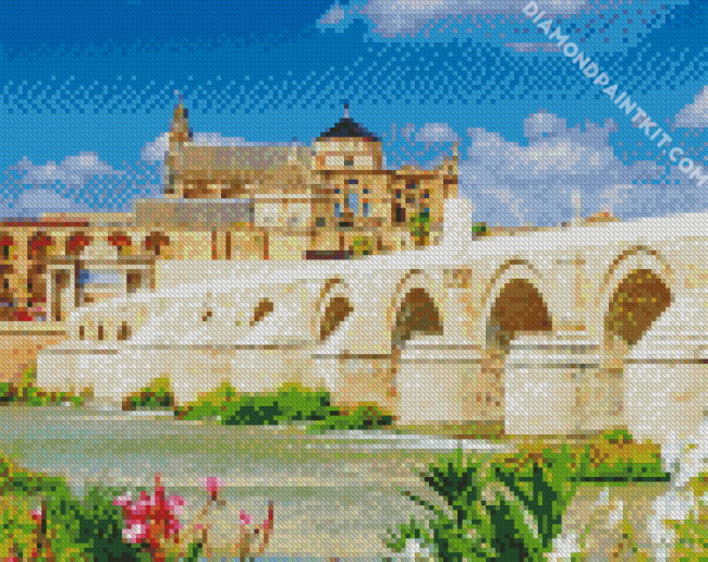 Spain Cordoba Roman Bridge diamond painting