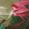 Spoonbill Art diamond painting