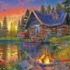 Spring Campfire diamond painting