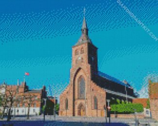 St Canute Cathedral Odense diamond painting