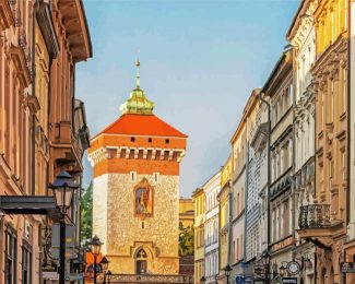 St Florian's Gate Krakow diamond painting