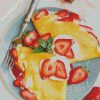 Strawberry Crepes With Cream Cheese diamond painting